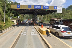 Estación de conteo vehicularPeaje Amagá
